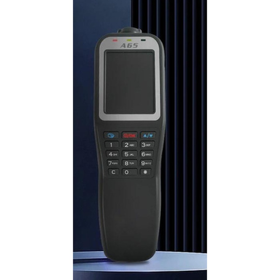 AlcoblowPro A65 professional breathalyzer with keypad and colour display